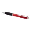 Nash RCS recycled plastic ballpoint pen with coloured barrel and black grip (black ink) Standard | Red | No Branding | not available | not available