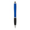 Nash RCS recycled plastic stylus ballpoint pen with coloured barrel and black grip (black ink) Standard | Royal blue | No Branding | not available | not available