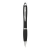 Blue Ink Nash Coloured Stylus Ballpoint Pen Black Grip Standard | Solid black | No Branding | not available | not available