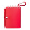 Lig Mini recycled outdoor soft cover notebook and ballpoint pen set (black ink) Standard | Red | No Branding | not available | not available