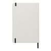 Spectrum A5 white notebook with coloured strap Standard | White-Solid black | No Branding | not available | not available | not available