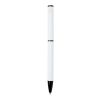 Verton recycled aluminium twist ballpoint pen with sleeve (blue ink) White