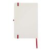 Spectrum A5 hard cover notebook with coloured edge Red