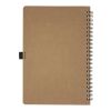 Cobble A5 wire-o recycled cardboard notebook with stone paper Standard | Natural | Not applicable | No Branding | not available | not available