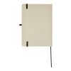 Tutico organic cotton hardcover notebook Standard | Natural-Solid black | No Branding | not available | not available | not available