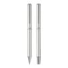 Lucetto recycled aluminium ballpoint and rollerball pen gift set Standard | Silver | not available | No Branding | not available | not available