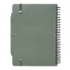 Thalaasa A5 ocean-bound hard cover notebook with ballpoint pen (black ink) Standard | Heather green | No Branding | not available | not available
