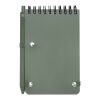 Thalaasa A6 hard cover ocean-bound notebook with ballpoint pen (black ink) Standard | Heather green | not available | No Branding | not available | not available