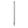 Moneta recycled aluminium ballpoint pen (blue ink) Standard | Silver | not available | No Branding | not available | not available