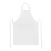 Andrea 240 g/m² apron with adjustable neck strap Standard | White | No Branding | not available | not available | not available