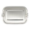 Titan recycled stainless steel lunch box Standard | Silver | No Branding | not available | not available