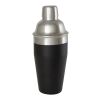 Gaudie recycled stainless steel cocktail shaker Standard | Solid black | No Branding | not available | not available