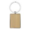 Neta bamboo rectangular keychain Standard | Natural | No Branding | not available | not available