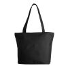 Panama zippered tote bag Standard | Solid black | not available | No Branding | not available | not available | not available