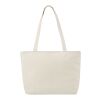Ningbo 320 g/m² zippered cotton tote bag Standard | Natural | Not applicable | No Branding | not available | not available | not available