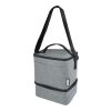 Tundra 9-can RPET lunch cooler bag Standard | Heather grey | Not applicable | No Branding | not available | not available | not available