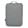 Reclaim 14" GRS recycled two-tone laptop sleeve 2.5L Standard | Solid black-Heather grey | No Branding | not available | not available | not available