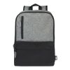Reclaim 15" GRS recycled two-tone laptop backpack 14L Standard | Solid black-Heather grey | No Branding | not available | not available | not available