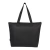 Reclaim GRS recycled two-tone zippered tote bag 15L Standard | Solid black-Heather grey | Not applicable | No Branding | not available | not available | not available