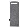 Felta 75 cl GRS recycled felt wine bag Standard | Grey | No Branding | not available | not available | not available