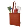 Madras recycled cotton tote bag 140 g/m² Brick | not available