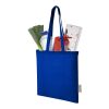 Madras recycled cotton tote bag 140 g/m² Standard | Royal blue | Not applicable | No Branding | not available | not available | not available
