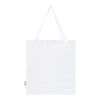 Madras 140 g/m² GRS recycled cotton gusset tote bag Standard | White | No Branding | not available | not available | not available