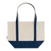 Sam 320 g/m² GRS recycled cotton tote bag Standard | Navy-Natural | not available | No Branding | not available | not available | not available