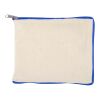 Sierra 140 g/m² GRS recycled foldable cotton tote bag 7L Standard | Natural-Royal blue | No Branding | not available | not available | not available