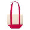 Sam 320 g/m² GRS recycled mini cotton tote bag Standard | Red-Natural | No Branding | not available | not available | not available