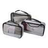 Jet GRS recycled packing cubes - set of 3 Grey