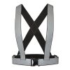 Desiree reflective safety harness and west Standard | Solid black | No Branding | not available | not available | not available