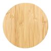 Essence 15W bamboo wireless charging pad Standard | Brown | No Branding | not available | not available