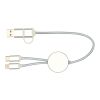 Alasia 5-in-1 recycled aluminium and plastic 30 cm data sync and 27W fast charge cable Standard | Silver | not available | No Branding | not available | not available