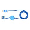 Alasia 5-in-1 recycled aluminium and plastic 150 cm data sync and 27W fast charge cable Standard | Royal blue | not available | No Branding | not available | not available