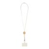 Adhab smartphone lanyard with bamboo details Standard | white | No Branding | not available | not available | not available