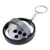 Spinx recycled plastic gyroscope fidget keychain Standard | Solid black | not available | No Branding | not available | not available