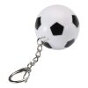 Rami football-shaped vanilla lip balm with SPF 15 and keychain Solid black | No Branding