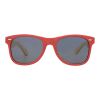 Sun Ray bamboo sunglasses Standard | Red | 1-color Pad Print | left temple | 50 mm x 7 mm