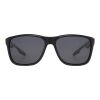 Eiger polarized sport sunglasses in recycled PET casing Standard | Solid black | 1-color Pad Print | right temple | 45 mm x 3 mm