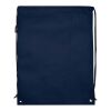 Evergreen GRS recycled non-woven drawstring bag 5L Standard | Heather navy | not available | No Branding | not available | not available | not available