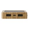 Bamboo solar power bank Joan bamboo | No Branding | not available | not available