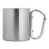Alps 200 ml insulated mug with carabiner Standard | Silver | No Branding | not available | not available