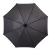 Jova 23" umbrella with wooden shaft & handle Standard | Solid black | not available | No Branding | not available | not available | not available