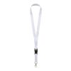 Bucks sublimation lanyard - double side Solid black-White | 10mm | No Branding | not available | not available