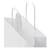 Kraft 80 g/m2 paper bag with twisted handles - small White | Not applicable | No Branding | not available | not available
