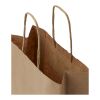 Kraft 80 g/m2 paper bag with twisted handles - small Kraft brown | No Branding | not available | not available