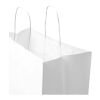 Kraft 80-90 g/m2 paper bag with twisted handles - 32 x 17 x 39 cm White | No Branding | not available | not available