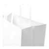 Kraft 80-90 g/m2 paper bag with flat handles - 32 x 17 x 39 cm White | No Branding | not available | not available