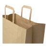 Kraft 80-90 g/m2 paper bag with flat handles - 32 x 17 x 39 cm Kraft brown | No Branding | not available | not available